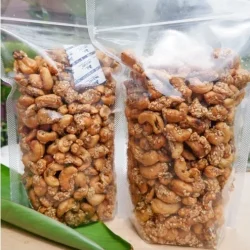 mede goreng bawang putih - Grosir Kacang Mede Bumbujangkep.com